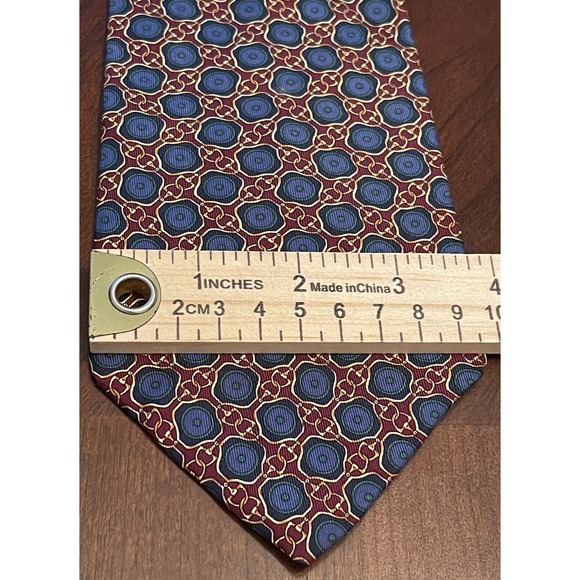 Rare Vintage Tommy Hilfiger Kaufmann’s 100% Italian Silk Men’s Neck Tie - Picture 4 of 10